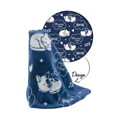 Happy Dog Happy Cat Blanket - Amman Pet Nutrition House Online Store