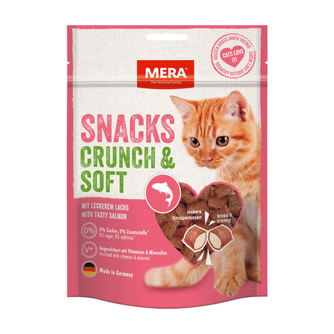MERA Snacks Crunch & Soft with Salmon - Amman Pet Nutrition House Online Store