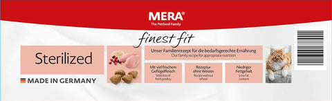 MERA finest fit Sterilized - Amman Pet Nutrition House