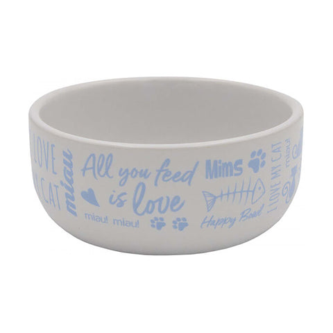 Happy Cat Ceramic Bowl - Amman Pet Nutrition House