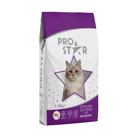 ProStar Sterilised Cat Food Salmon - Amman Pet Nutrition House